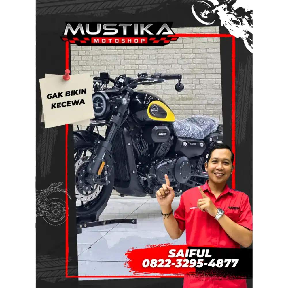Odo 3rb Istimewa!!Beneli Benda 250cc 2024 Black Plat D Mulus-Mustika