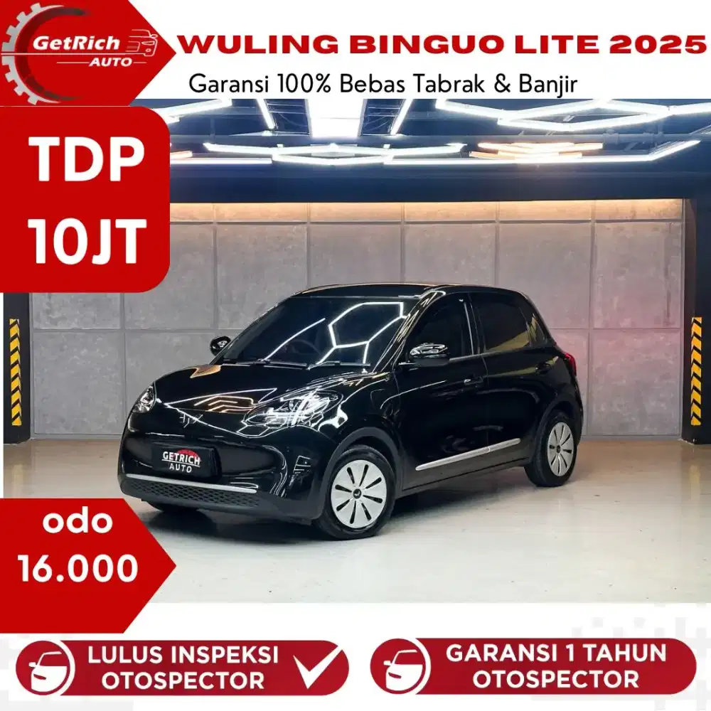 Km 16Rb Wuling Binguo EV Lite 2025 Hitam