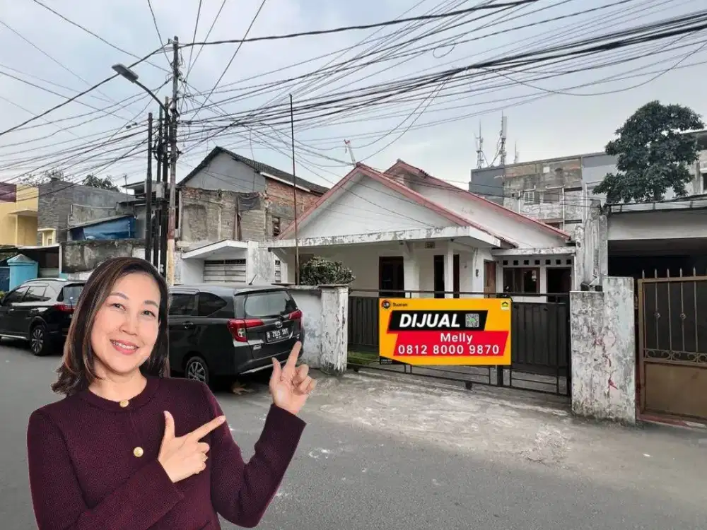 Rumah 1 Lantai Belakang Pasar Rumput Minangkabau, Setiabudi Jakarta Selatan