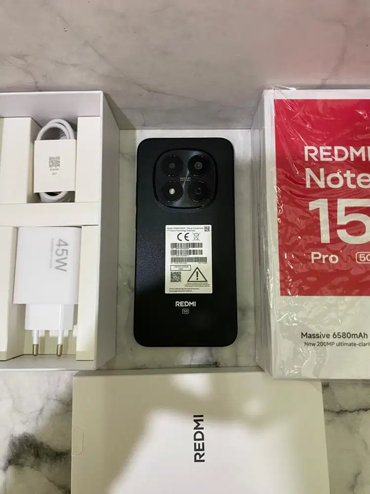 Redmi note 15 pro 12/512 second super mulus lengkap & original bawaan