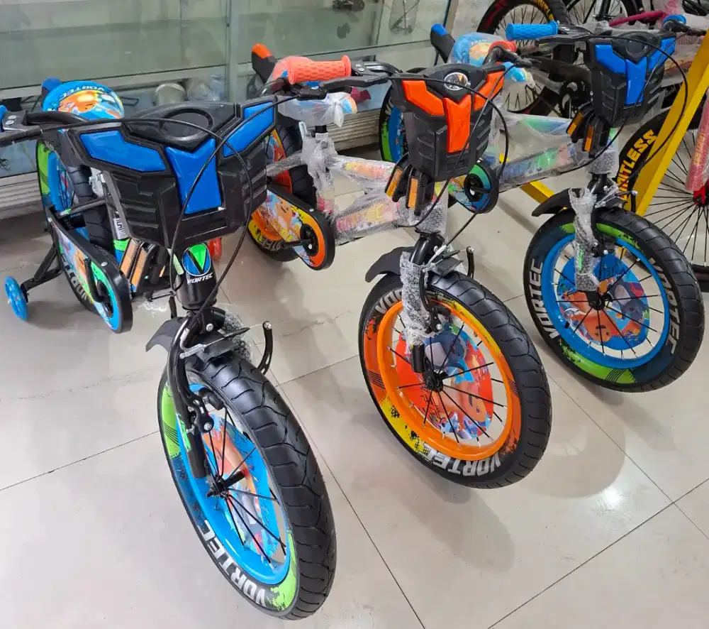 Sepeda Anak Sepeda BMX 16 Inch VORTEC ( BAN JUMBO 3.0 ) Gambar Nailong