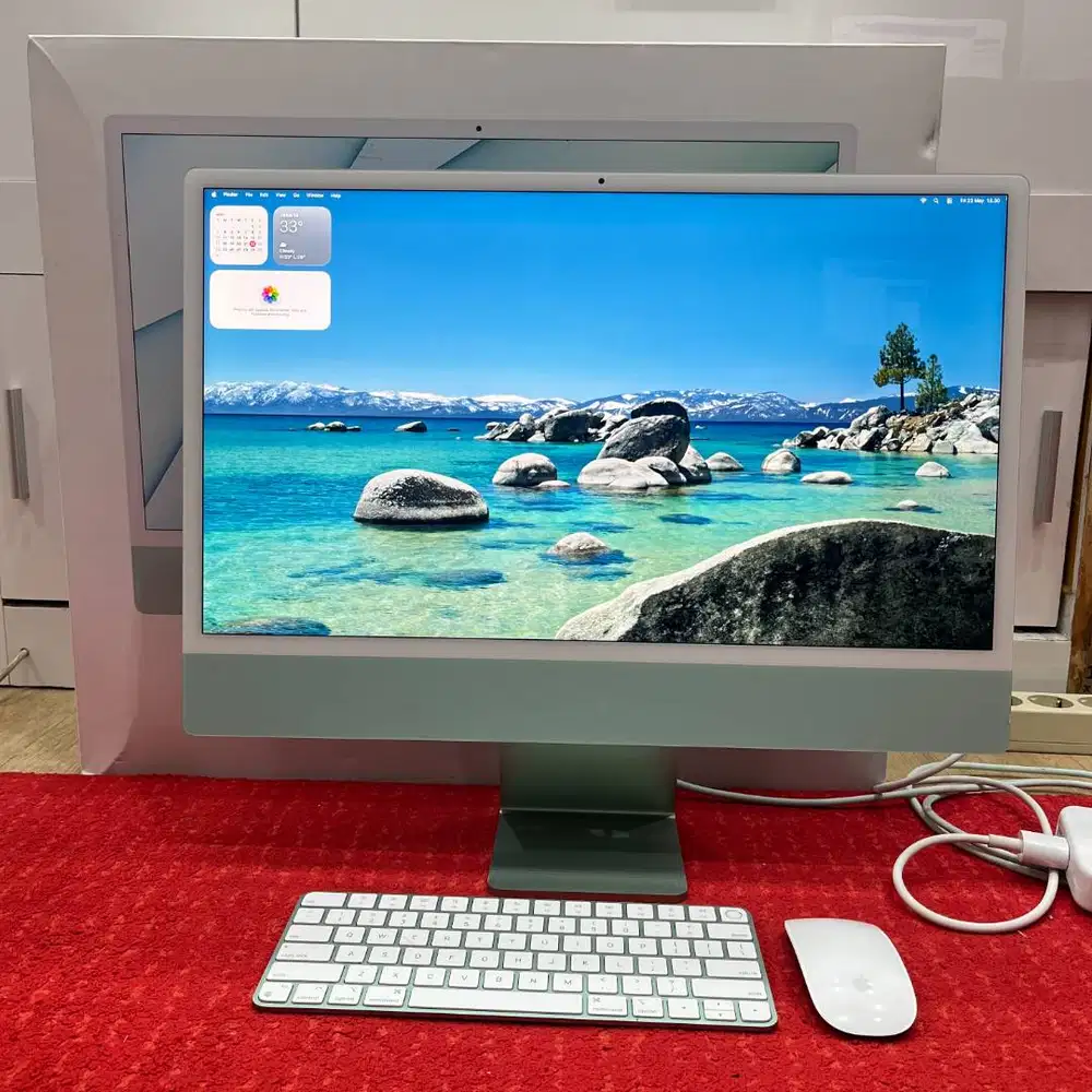 iMac 24 inch Retina 4.5K, 2021 M1 8GB/256GB 8C GPU 8C CPU resmi Green