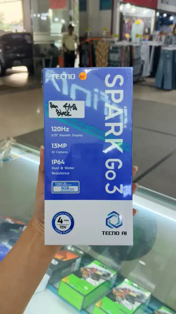 Tecno Spark Go 3 4/128GB BLACK, GRAY, PURPLE