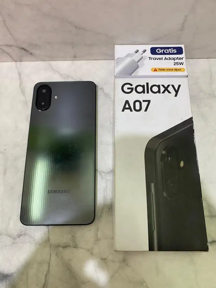 samsung A07 6/128 second fulset & original bawaan