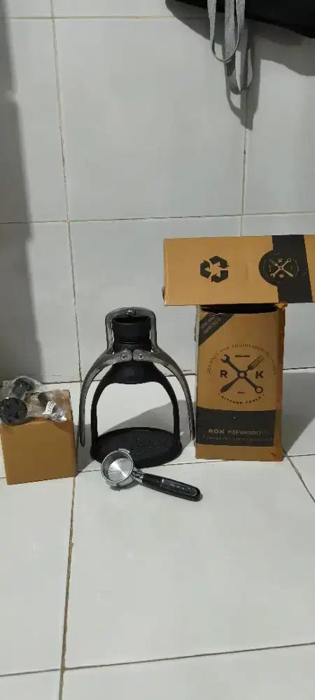 Mesin Alat Kopi Espresso Manual Brew Rokpresso Rok Presso Siap Pakai