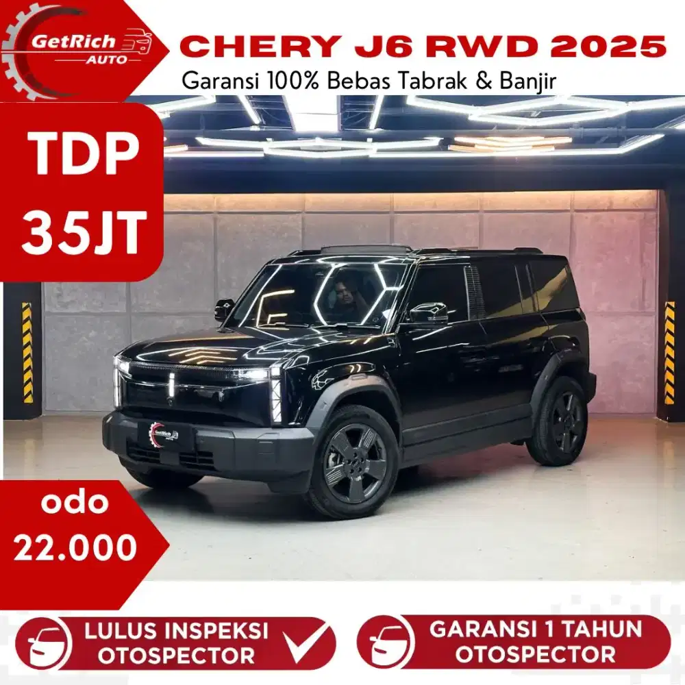 Km 22Rb CHERY J6 RWD EV 2025 
Hitam