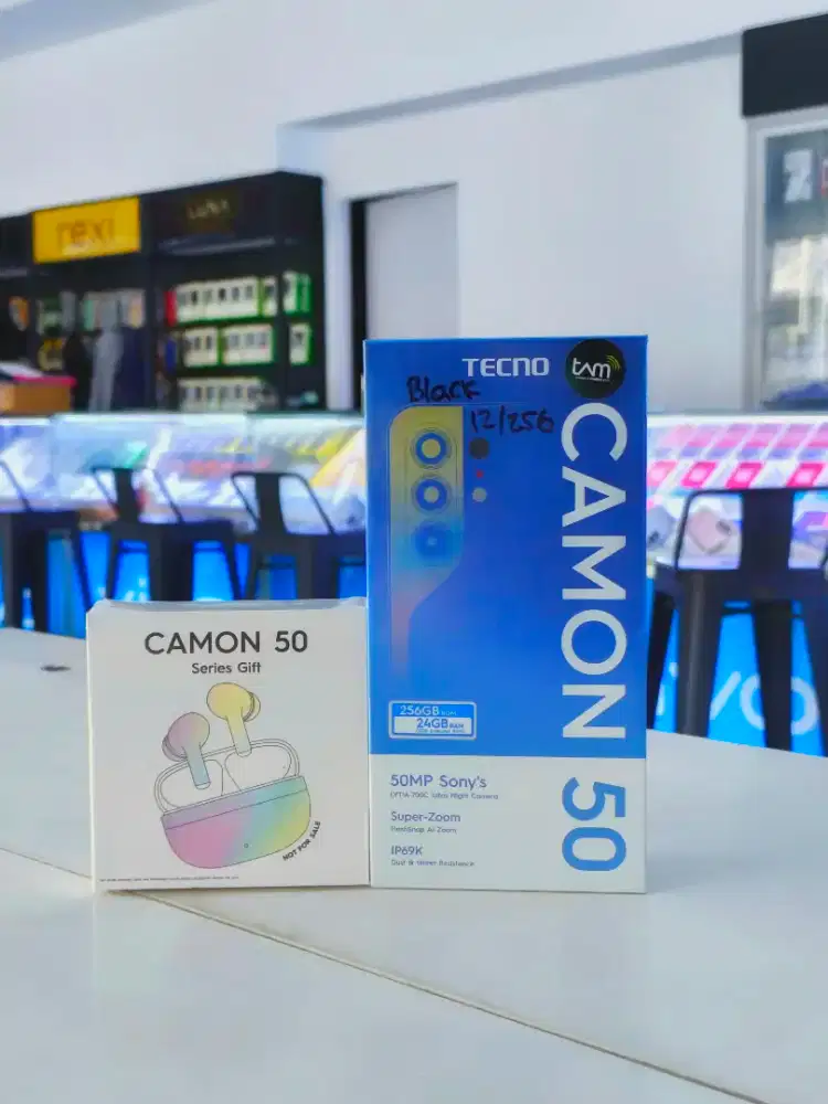 Promo New Tecno Camon 50 Free Tws