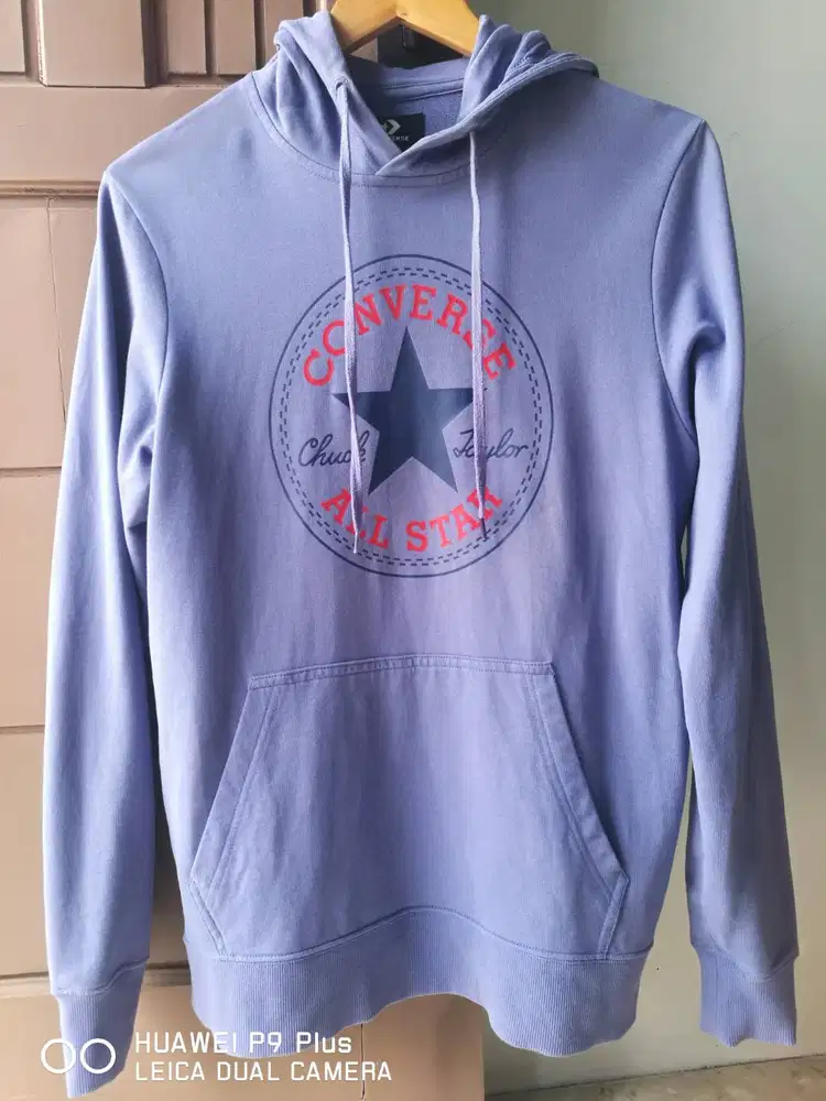 (Preloved) Converse Chuck Taylor All Star Pullover Hoodie BluePurple M