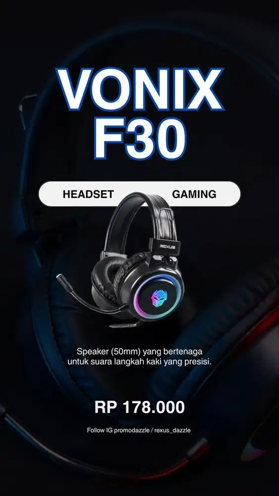 Headset kabel rexus F30