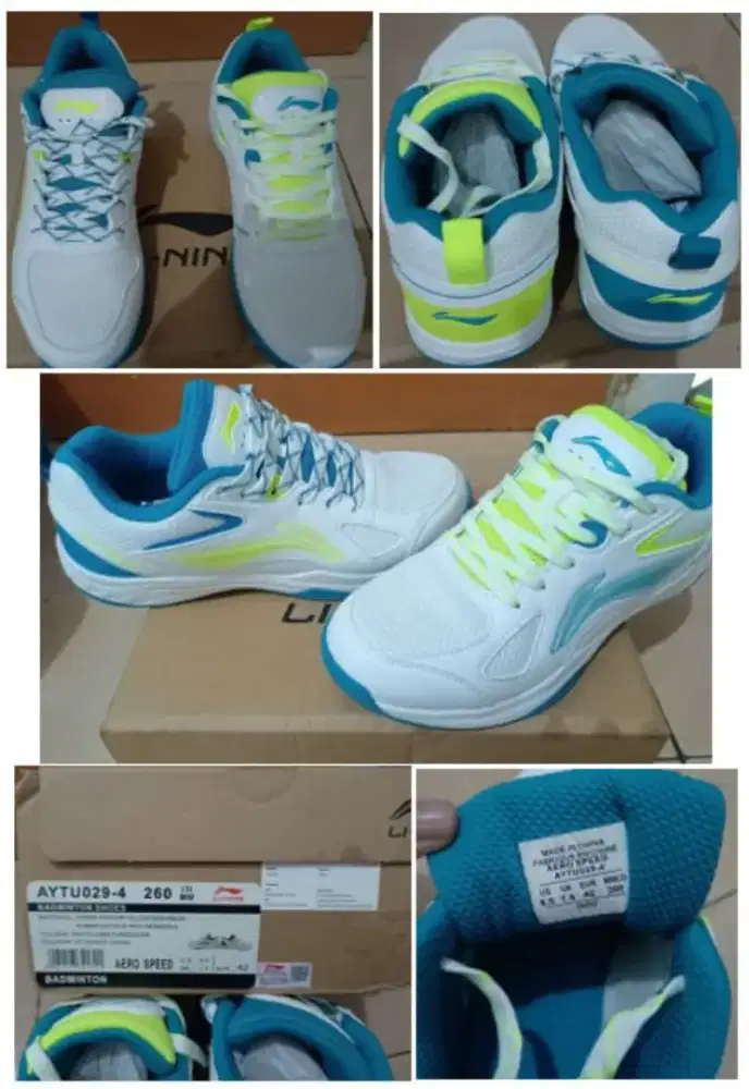 Sepatu Badminton Li-Ning Aero Speed AYTU029
Ukuran 42