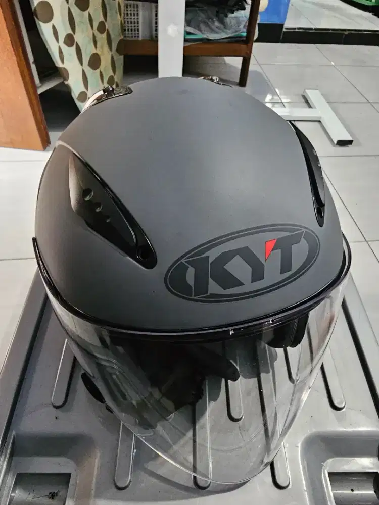Helm Kyt Galaxy Flat R Grey Doff