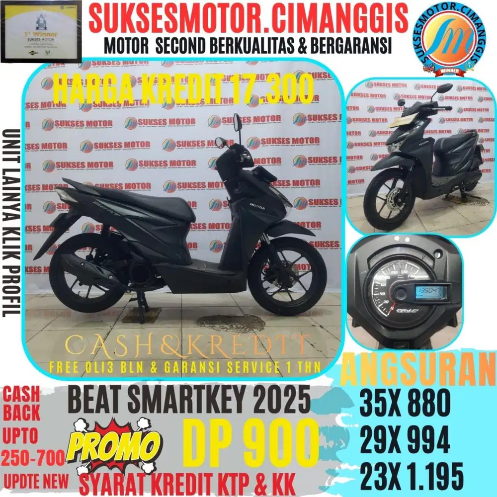 BEAT SMARTKEY PROMOTERMURAH CASHBACK UPTO700RB BERGARANSI SERVICE