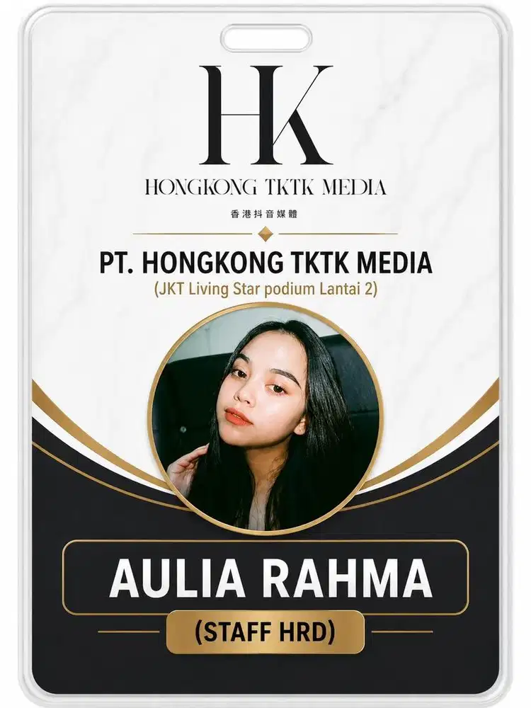 HOST LIVE , TRANSLATOR MANDARIN , TALENT MANAGER