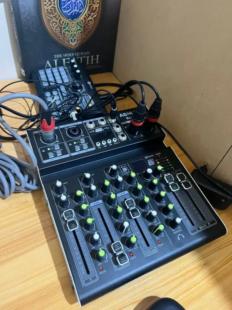 Di JUAL MIXER, SOUNDCARD, MIC