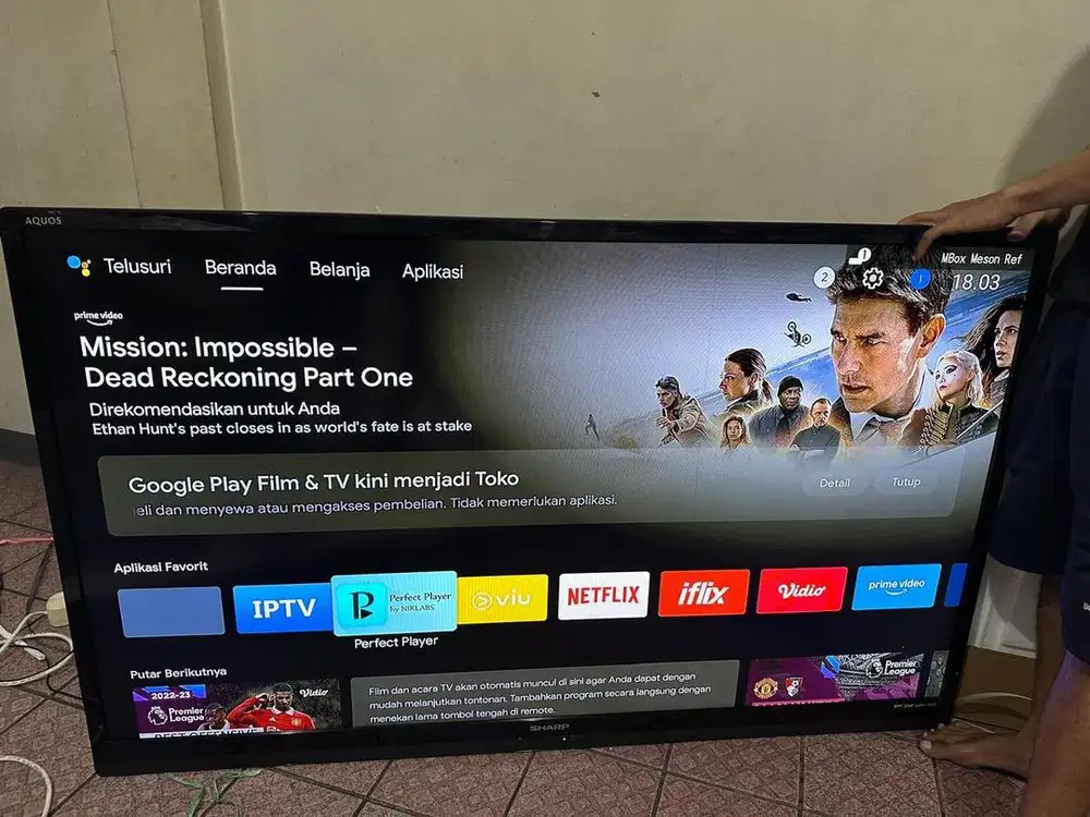 Tv sharp 60 in  bukan smart tv harga murah