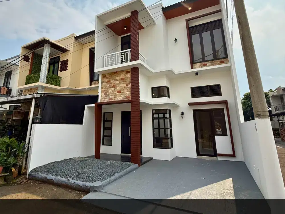 RUMAH MEWAH SIAP HUNI 1,4 M LB 156 | LT 118 | 5 KAMAR | +FURNITUR ARYA TOWN HOUSE JATIRADEN BEKASI