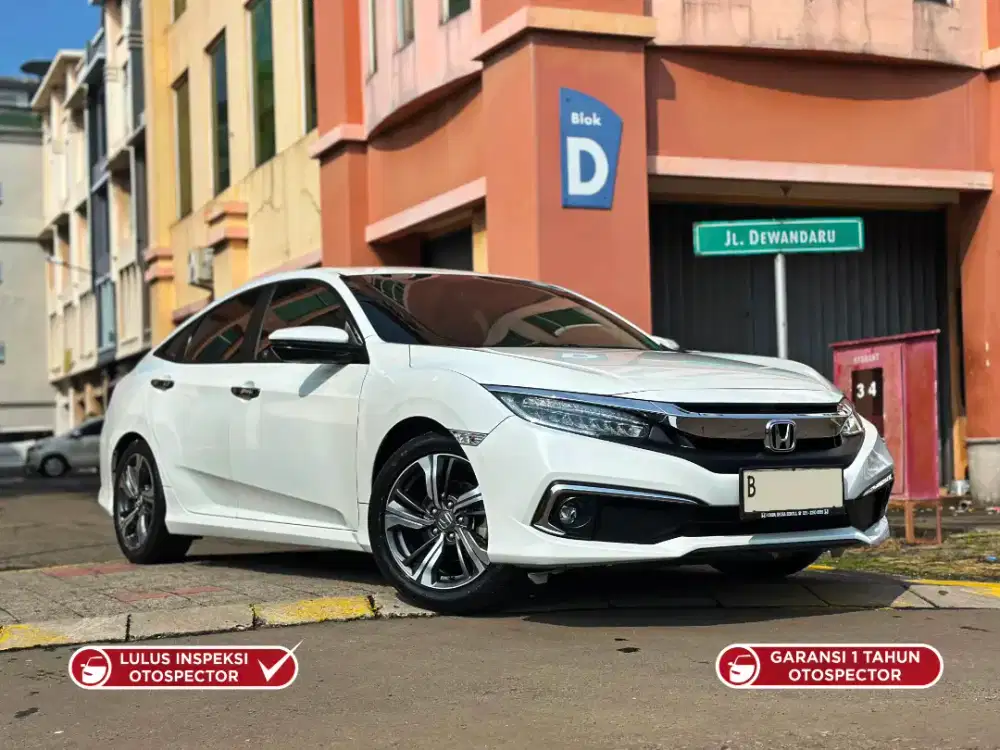 Bs TT civic 1.5 ES turbo 2019 matic new honda sedan putih nego lemes