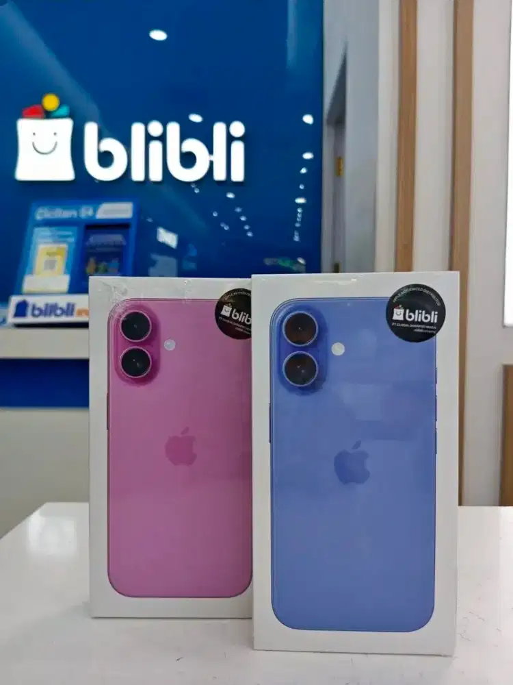 iPhone 16 Basic 128GB Free Garansi Human Error 1 Tahun