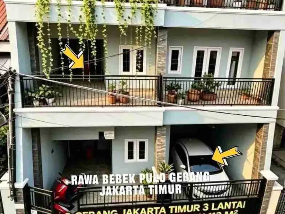 rumah 3 lantai di Pulo gebang Cakung Jakarta Timur