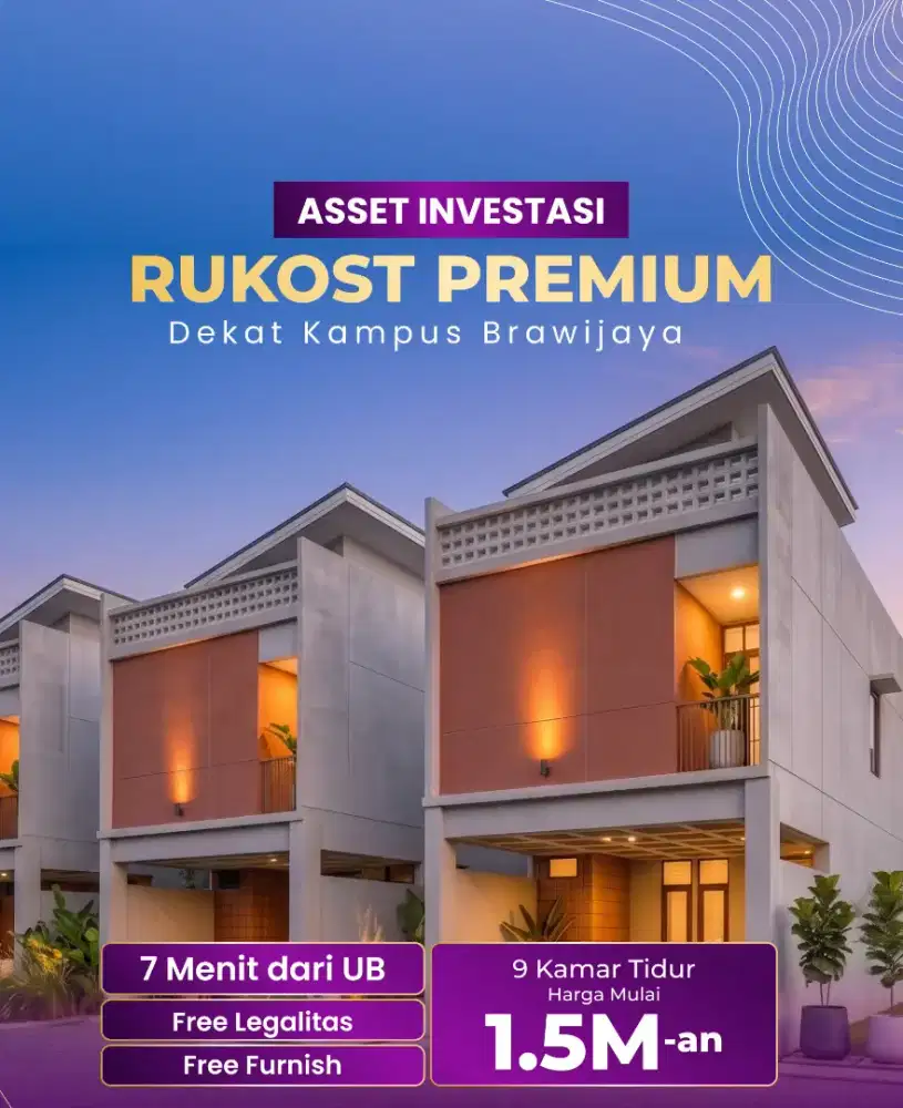 Rukos premium kota malang