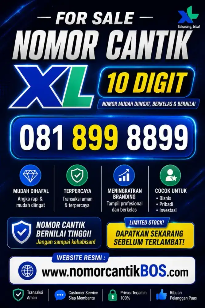 Nomor Cantik XL SUPER 10D TRIPLE AA 8899