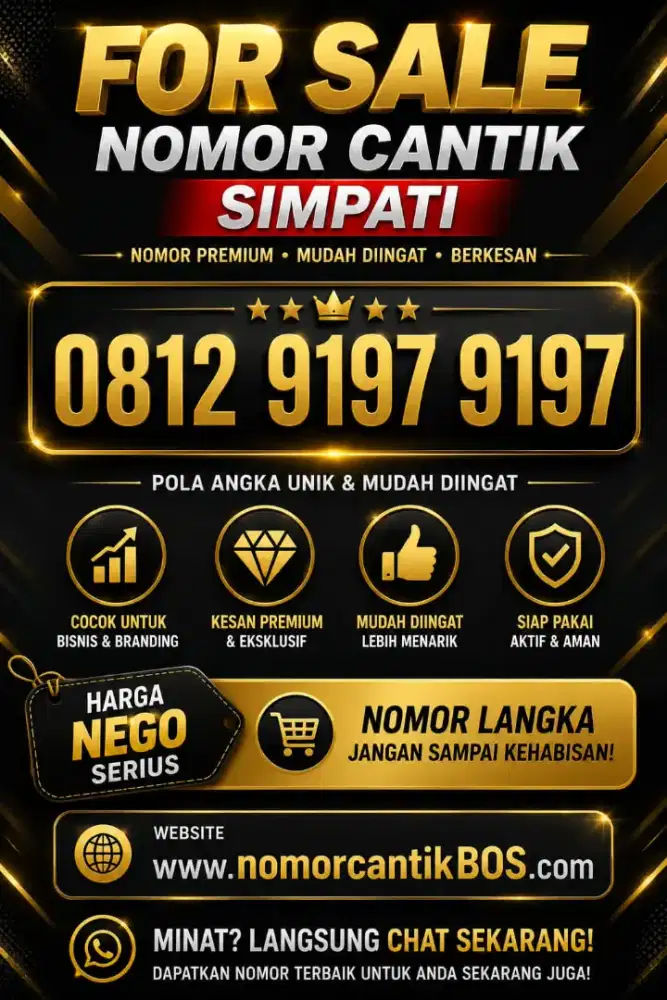 Nomor Cantik simPATI DOUBLE ABCD 9197 TERBAIK