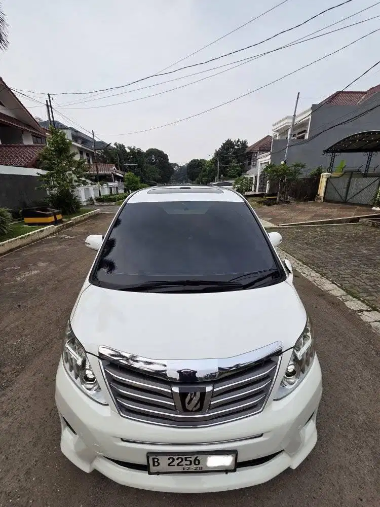 TOYOTA ALPHARD 2.4G 2011 AT AN SENDIRI JUAL CEPAT SIAP LUAR KOTA