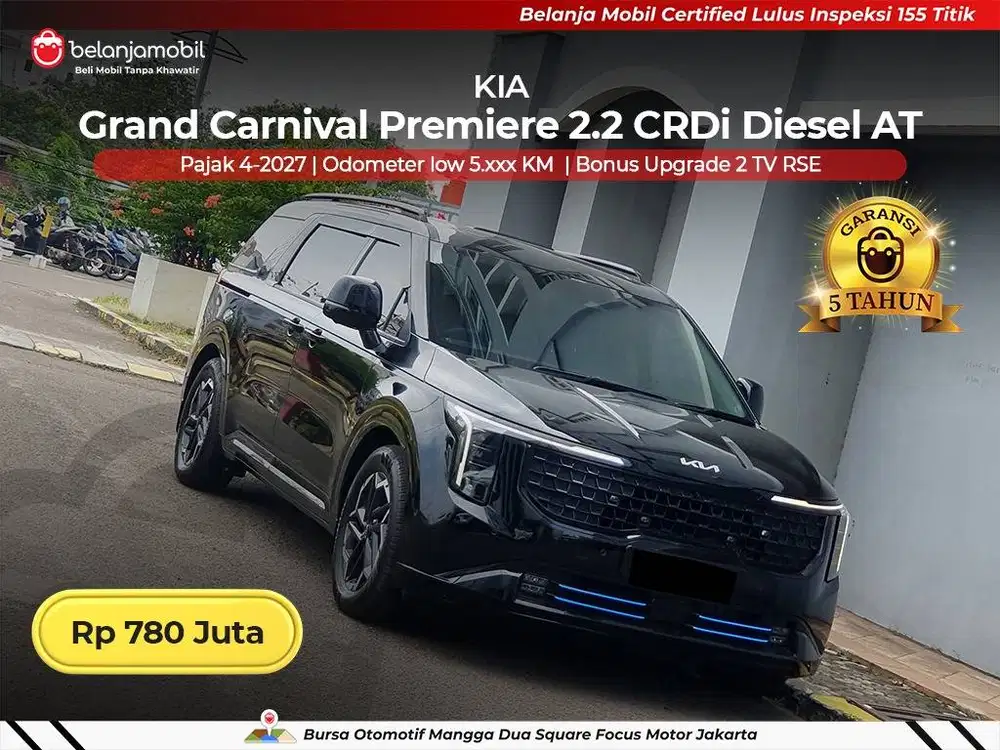 [ LOW KM 5RB ] Kia Carnival Premiere 2.2 Diesel RSE 7 Seat 2025/2026
