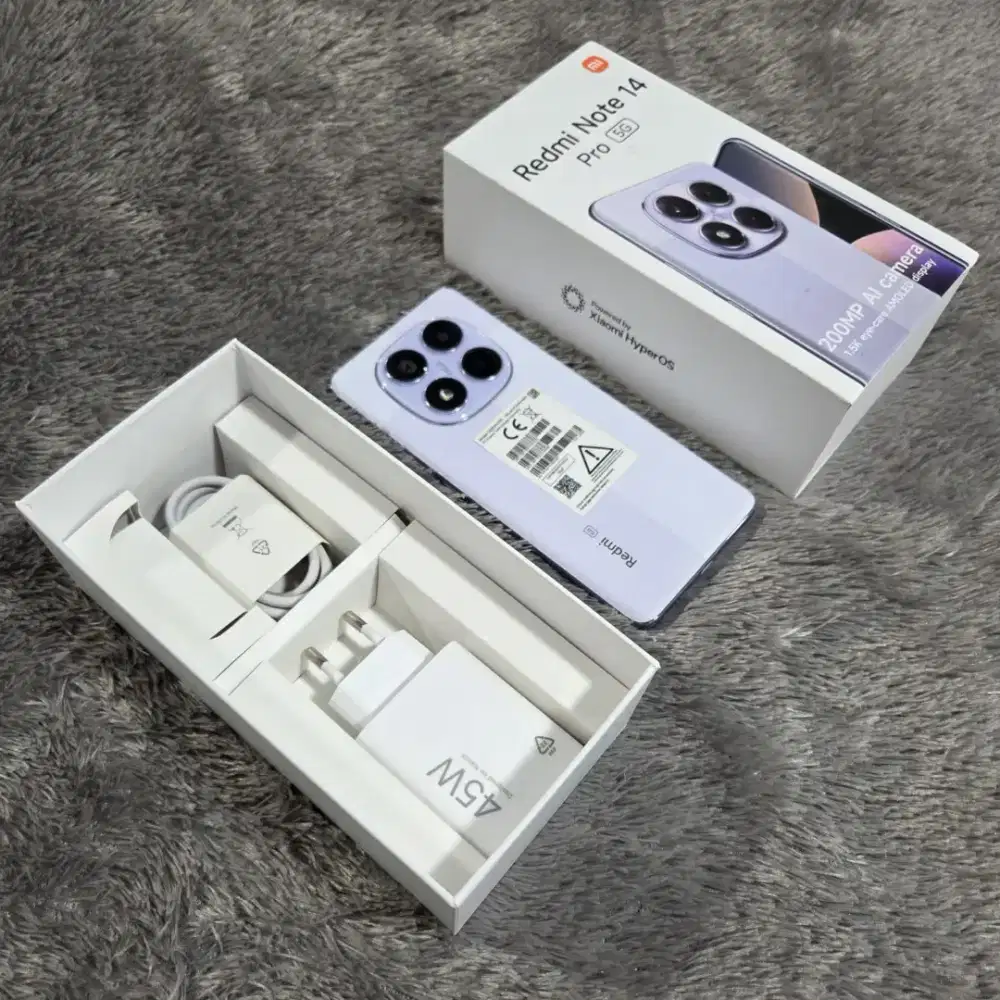 Redminote 14 Pro 5G mulus garansi resmi