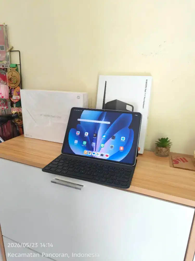 Xiaomi Pad 7 Pro+keyboard, fullset mulu 12/512 Snapdragon