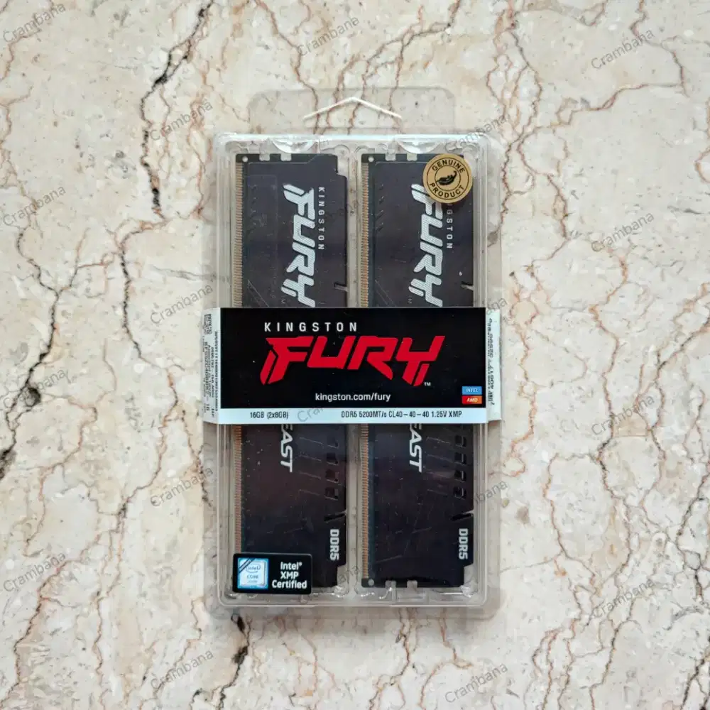 Kingston FURY Beast 16GB (2x8GB) DDR5 5200MT/s CL40