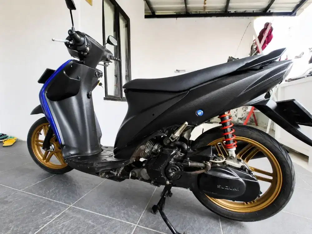 Suzuki spin 125 SS lengkap normal restorasi