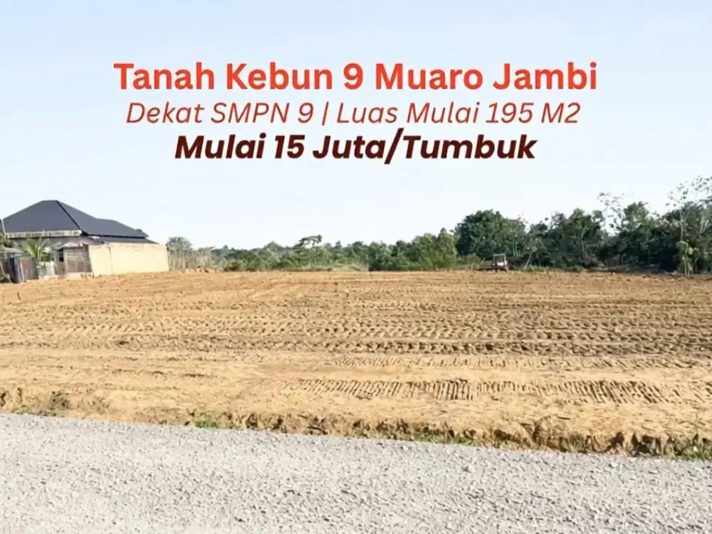 Jual Tanah Kapling Murah Kebun 9 Dekat Simpang Ahok