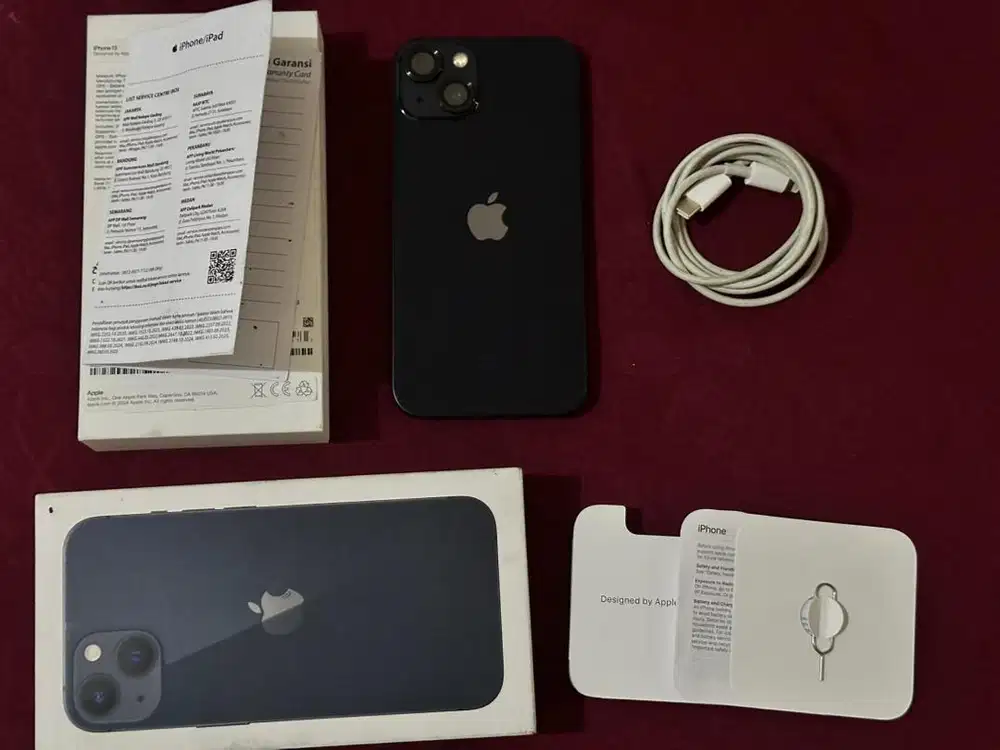 Iphone 13 128GB iBox Midnight Garansi 2027