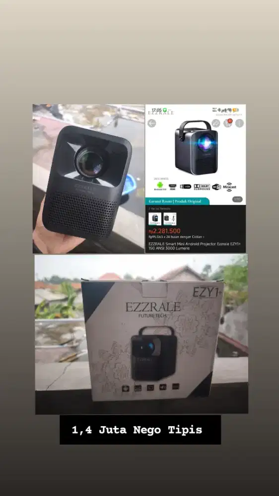 Proyektor Errazale EZY1+