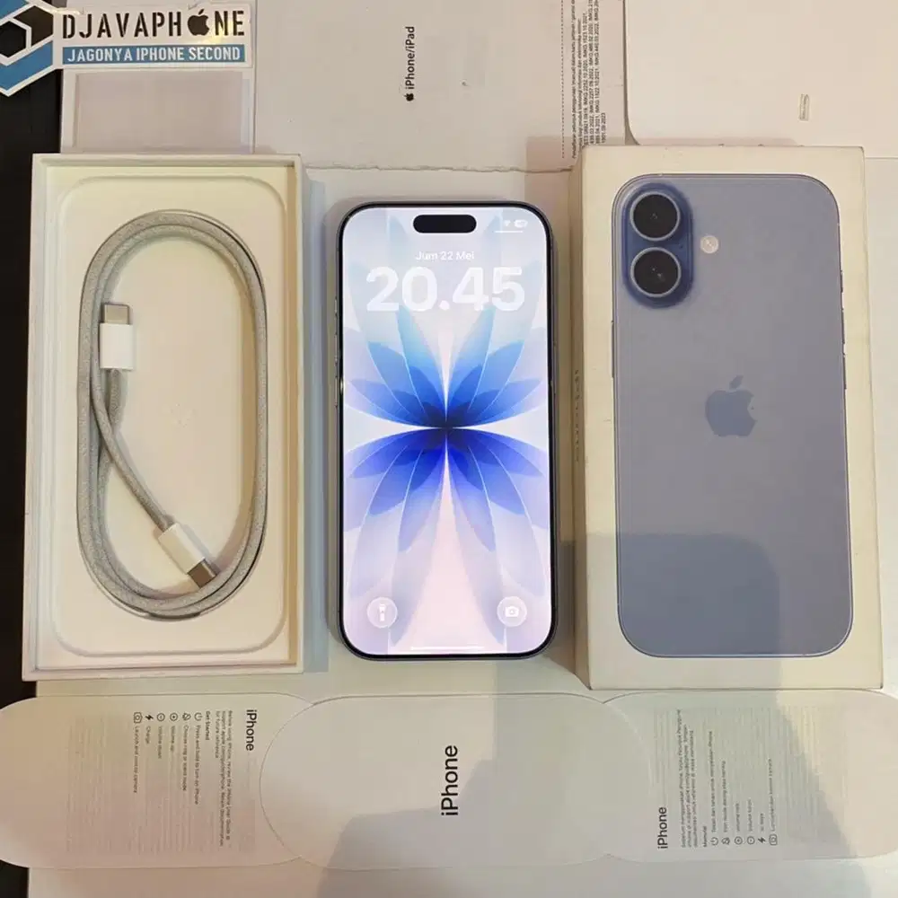 iPhone 17 Mist Blue 256GB BH 100% Garansi Resmi iBox 7 Maret 2027