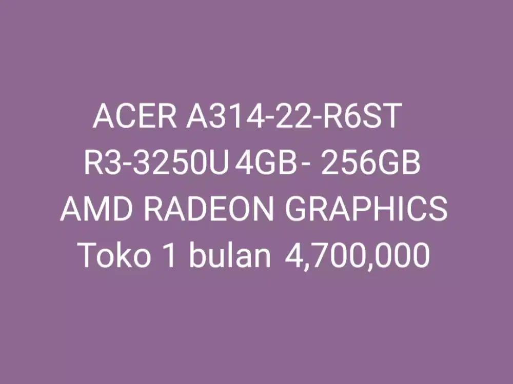 ACER A314-22-R6ST