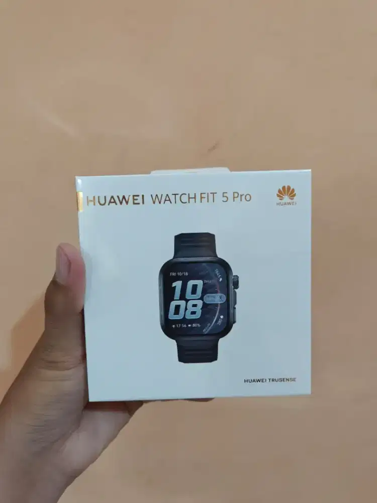 Jam Huawei Watch Fit 5 Pro Black, Baru Segel Garansi Resmi Huawei