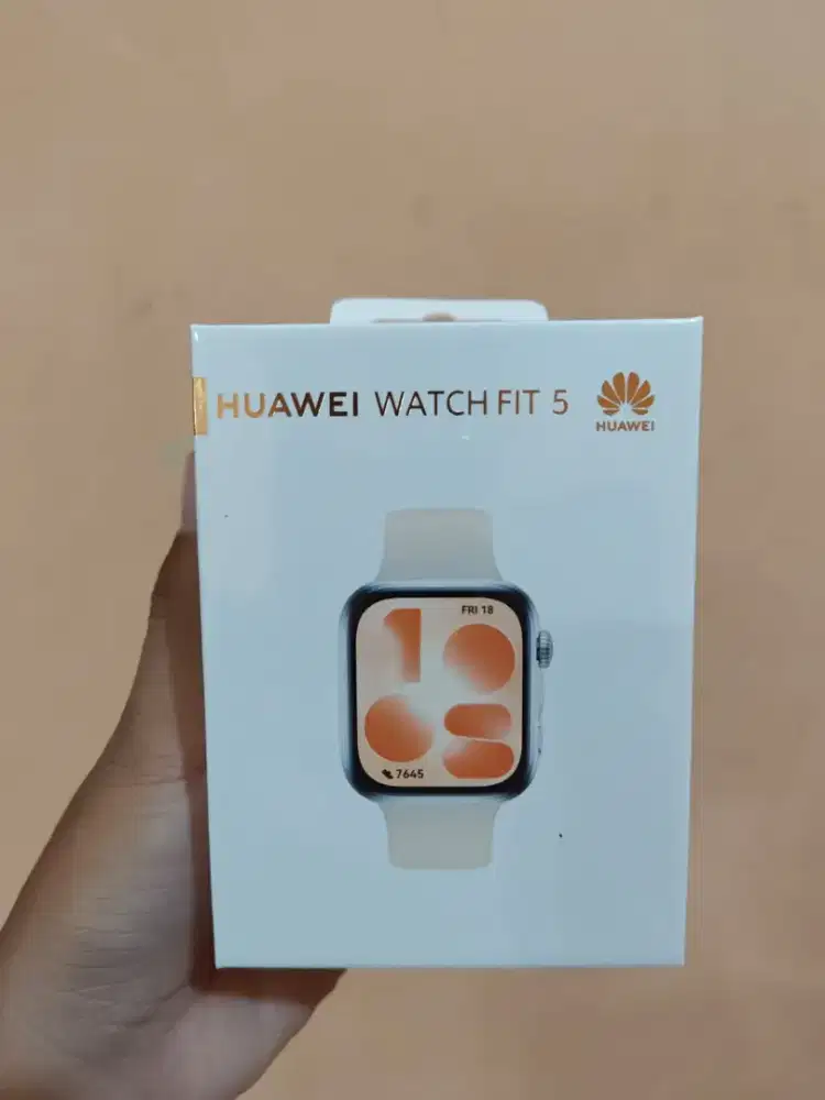 Jam Huawei Watch Fit 5 White, Baru Segel Garansi Resmi Huawei