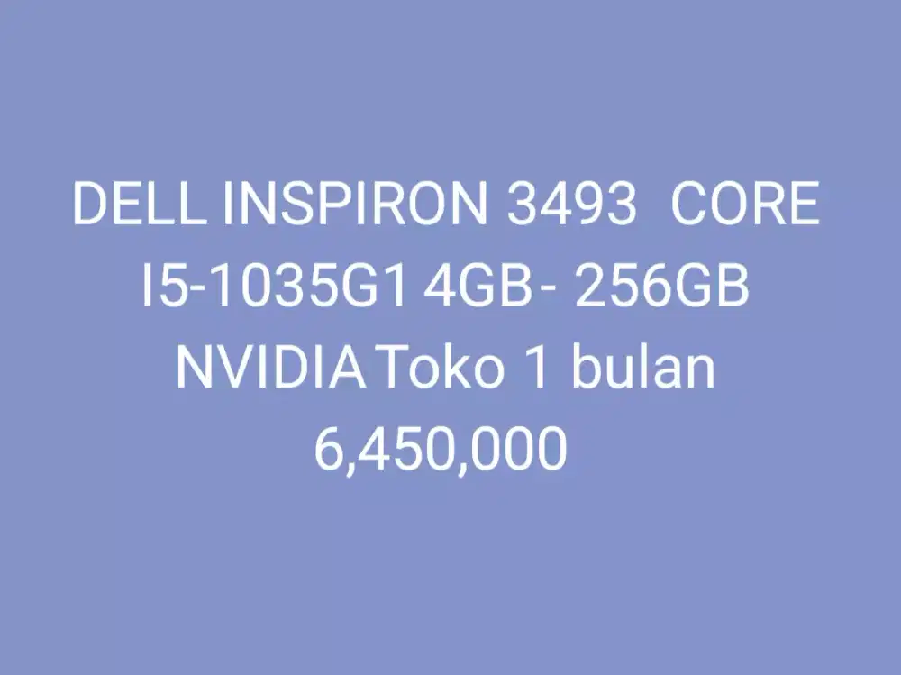DELL	INSPIRON 3493