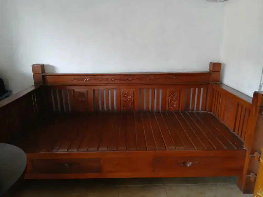 Dijual kursi balai teras kayu jati