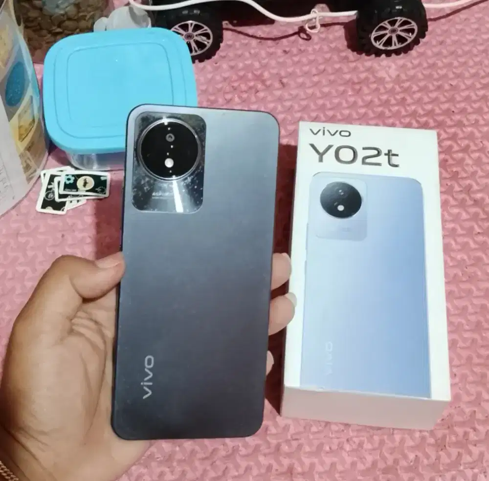 Vivo y02t ram 4+4/64 fullset + Softcase.