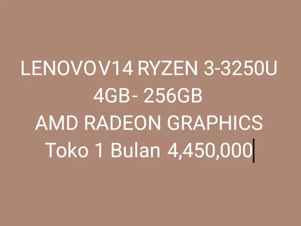 LENOVO	V14	Ryzen 3