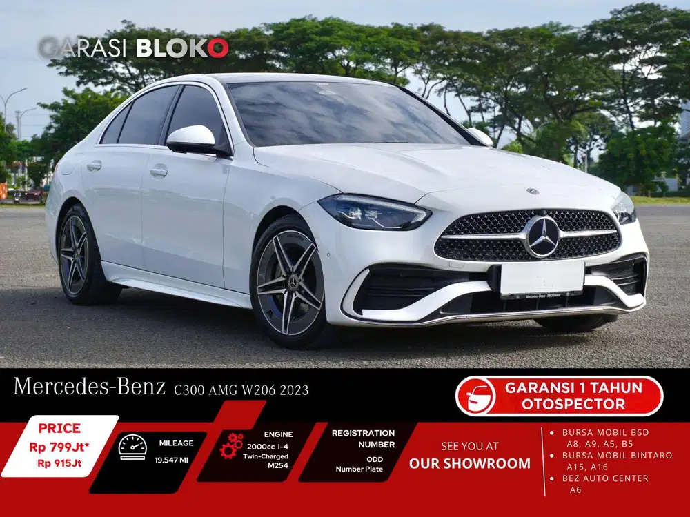 Odo 19rb Warranty ON - Mercedes Benz C300  W206 AMG M254 EQ-Boost 2023