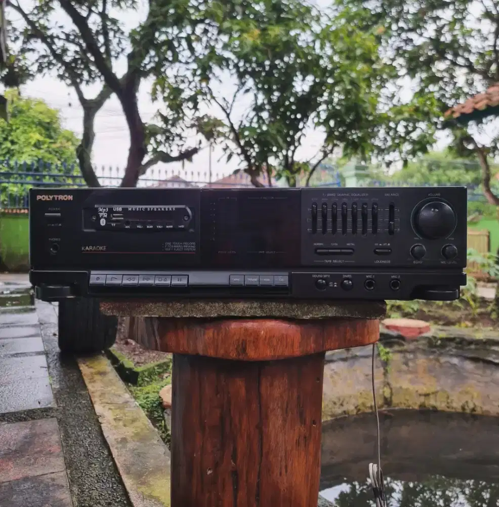 Tapedeck Polytron DAT 53 All Fungsi Normal Original