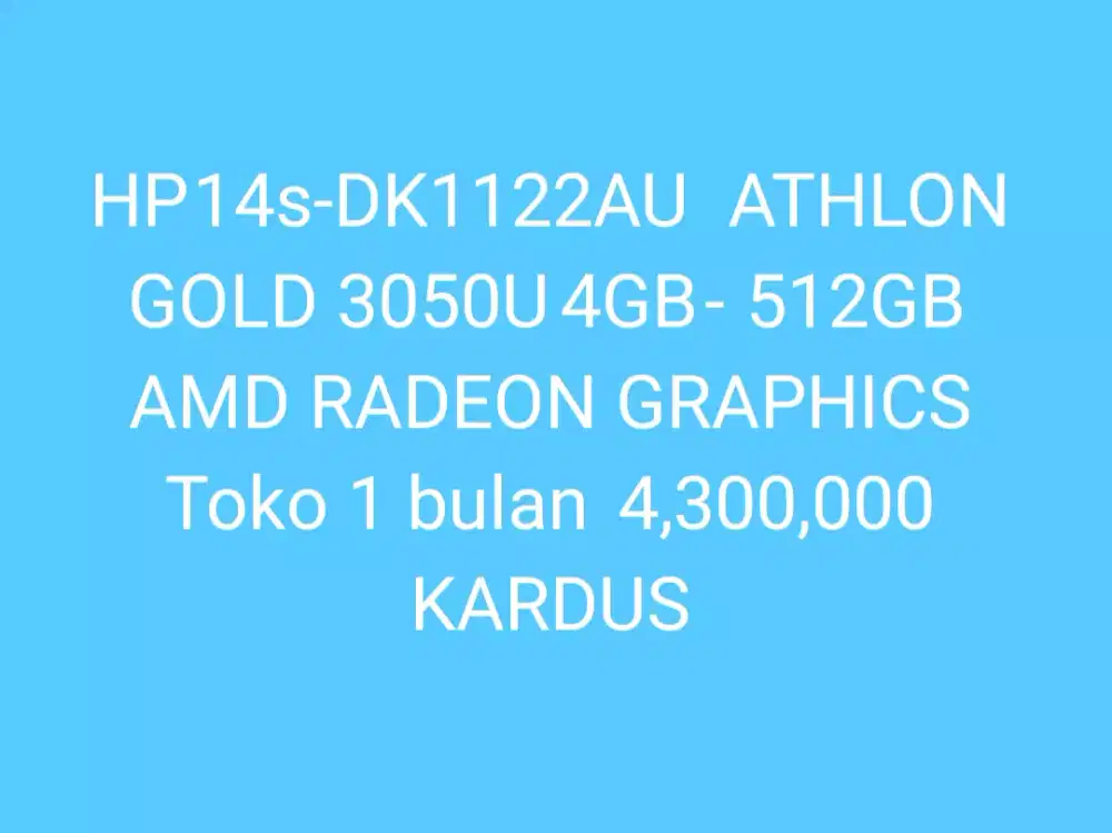 HP	14s-DK1122AU