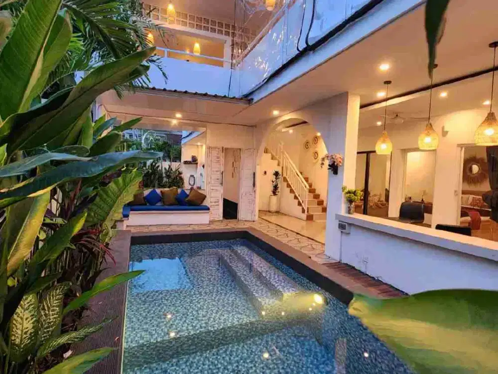Villa Modern Minimalist 2 Lantai 3 Kamar Dalung Kuta Utara Bali