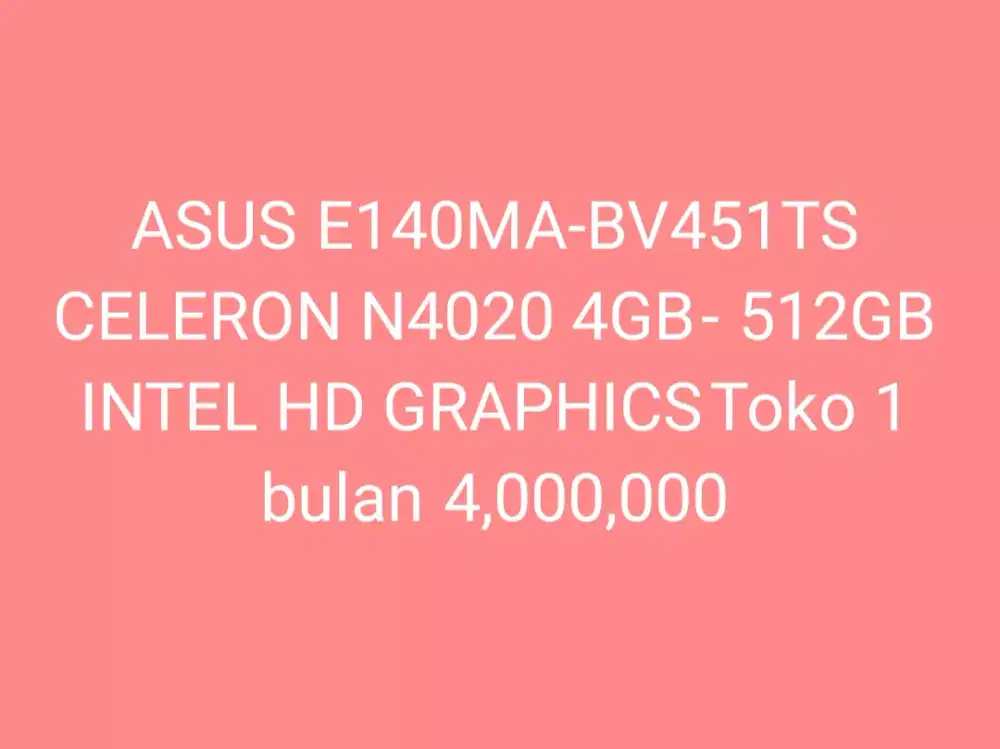 ASUS	E140MA-BV451TS