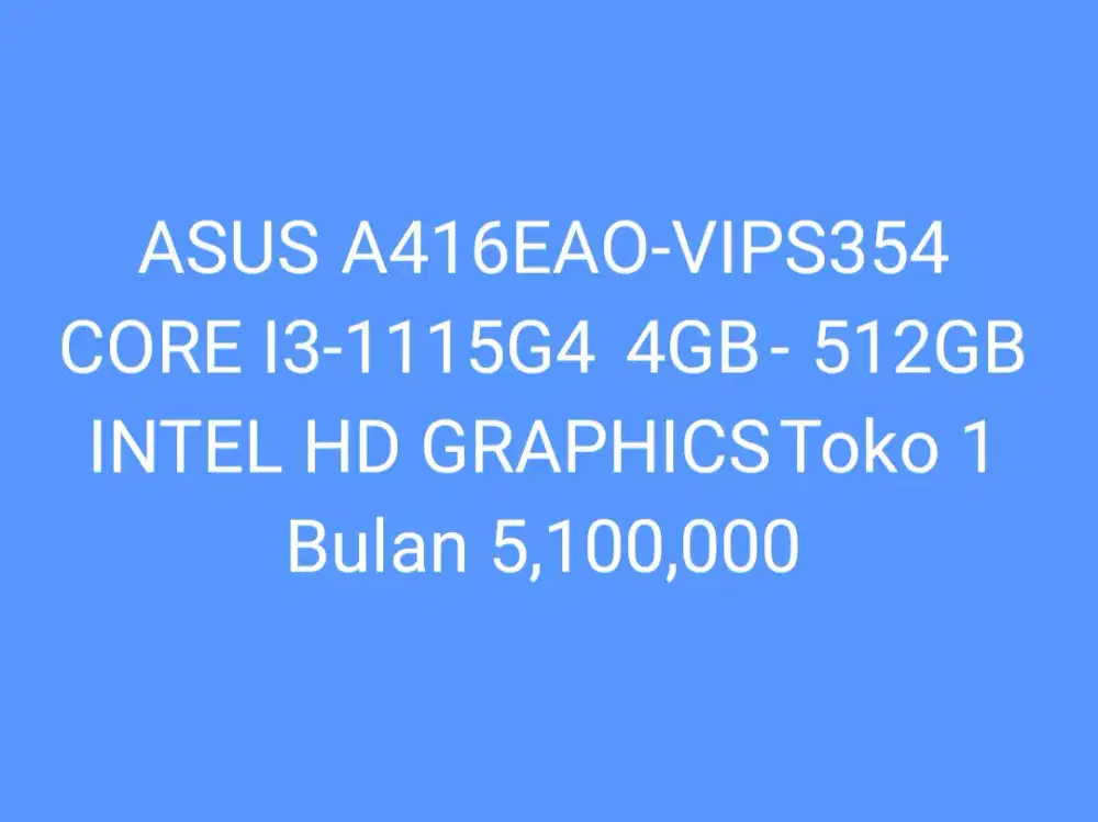 ASUS	A416EAO-VIPS354