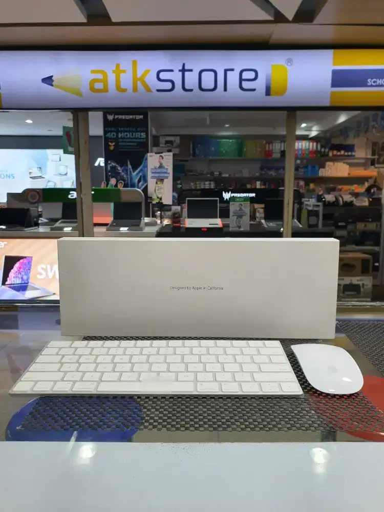 Apple Magic Keyboard 2 & Magic Mouse 2 For iMac satu Set open Box